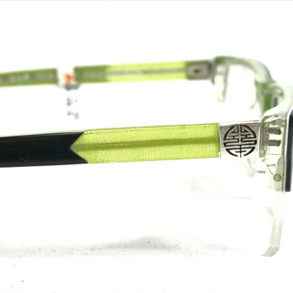 Coco Song Eyeglasses Frames SILK ROAD COL.2 Black Clear Green Silver 52-18-135